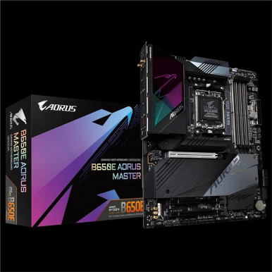 Материнская плата GIGABYTE B650E AORUS MASTER B650 sAM5 4xDDR5 M.2 Wi-Fi BT ATX-1-изображение