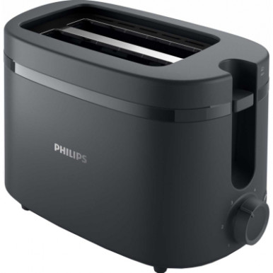 Тостер Philips Essentials Collection 650Вт, пластик, темно-сірий-11-изображение