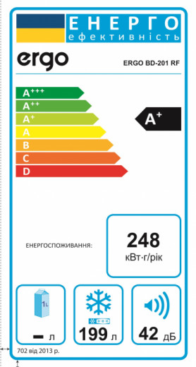 Морозильна скриня ERGO BD-201 RF-9-зображення