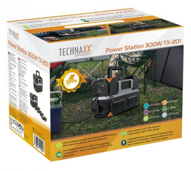 Портативна зарядна станція Technaxx 300W Powerstation TX-201-16-зображення