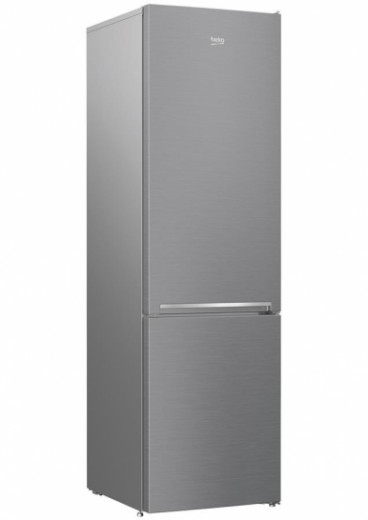 Холод. з нижн. мороз. кам. BEKO RCNA406I30XB, 203х67х60см, 2 дв., Холод.відд. - 253л, Мороз. відд. - 109л, A++, NF, Нерж-1-зображення