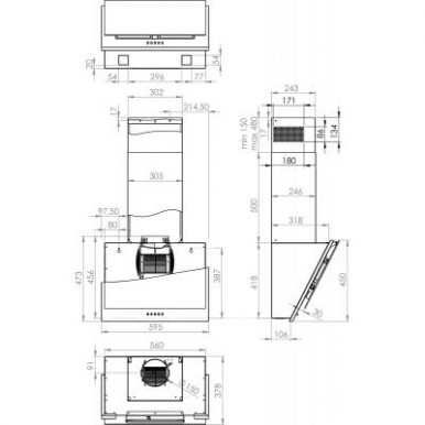 Витяжка кухонна Gorenje WHI6SYW-9-зображення