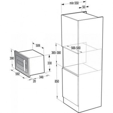 Мікрохвильова піч Gorenje BM235ORA-W-9-зображення