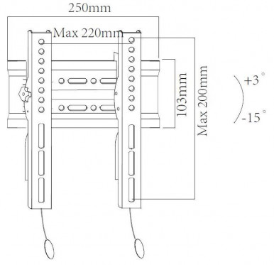 Кронштейн X-Digital STEEL ST215 Black-7-зображення