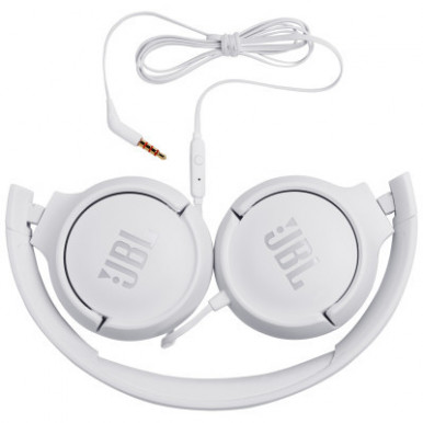 Навушники JBL T500 White (JBLT500WHT)-9-зображення