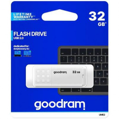 USB флеш накопичувач Goodram 32GB UME2 White USB 2.0 (UME2-0320W0R11)-7-зображення