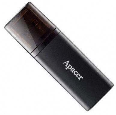 USB флеш накопитель Apacer 128GB AH25B Black USB 3.1 (AP128GAH25BB-1)-3-изображение