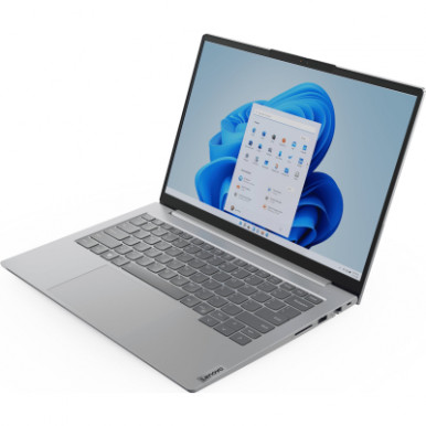 Ноутбук Lenovo ThinkBook 14-G6 14" WUXGA IPS AG, AMD R5-7430U, 16GB, F512GB, UMA, DOS, сірий-13-зображення