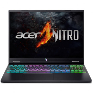 Ноутбук Acer Nitro 16 AN16-73 16" WUXGA IPS, Intel i7-14650HX, 16GB, F512GB, NVD4050-6, Lin, чорний-9-зображення