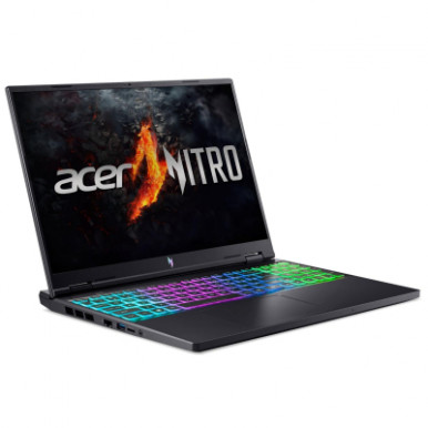 Ноутбук Acer Nitro 16 AN16-73 16" WUXGA IPS, Intel i7-14650HX, 16GB, F512GB, NVD4050-6, Lin, чорний-10-зображення