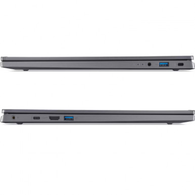 Ноутбук Acer Aspire 17 A17-51M 17.3" FHD IPS, Intel 7-150U, 32GB, F1TB, UMA, Lin, сірий-10-зображення