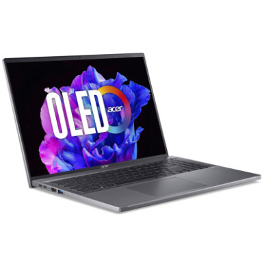 Ноутбук Acer Swift Go 16 SFG16-71 16" 3.2K OLED, Intel i7-1355U, 16GB, F512GB, UMA, Lin, сірий-9-зображення