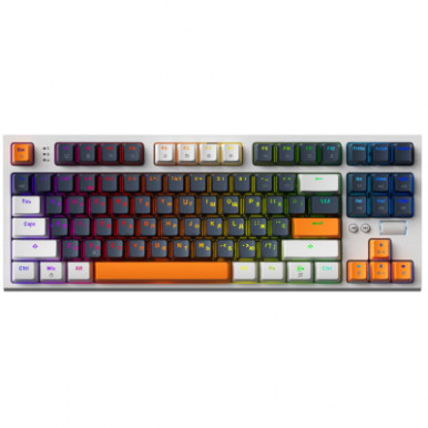 Клавіатура GamePro MK180W Hot-Swap Red Swich RGB USB UA White (MK180W)-12-зображення