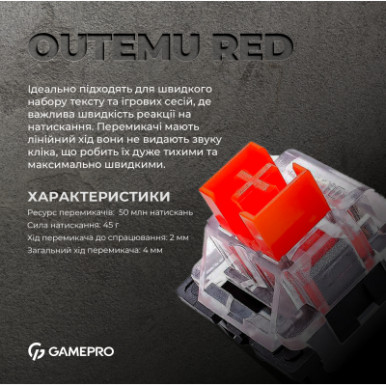 Клавіатура GamePro MK180W Hot-Swap Red Swich RGB USB UA White (MK180W)-19-зображення