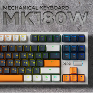 Клавіатура GamePro MK180W Hot-Swap Red Swich RGB USB UA White (MK180W)-22-зображення