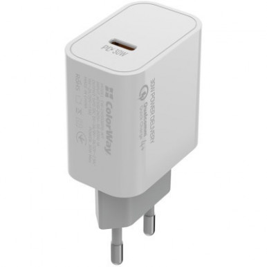 Мережевий зарядний пристрій Colorway Power Delivery Port PPS USB Type-C (30W)-10-зображення