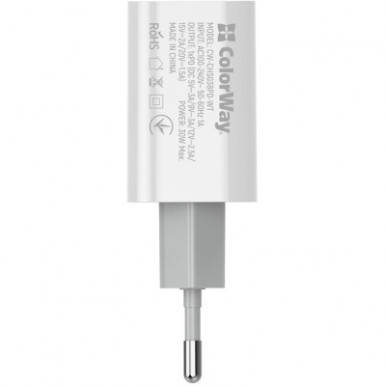 Мережевий зарядний пристрій Colorway Power Delivery Port PPS USB Type-C (30W)-17-зображення