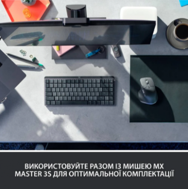 Клавіатура Logitech MX Mechanical Mini Minimalist UA Graphite (920-010780)-29-зображення