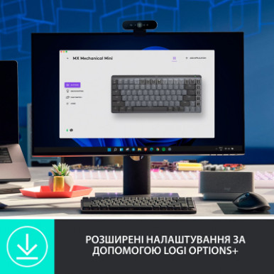Клавіатура Logitech MX Mechanical Mini Minimalist UA Graphite (920-010780)-34-зображення