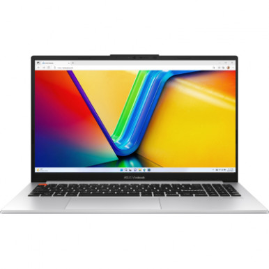 Ноутбук ASUS Vivobook S 15 K5504VA-MA383 15.6" 2.8K OLED, Intel i7-13700H, 16GB, F1TB, UMA, NoOS, Сріблястий-9-зображення