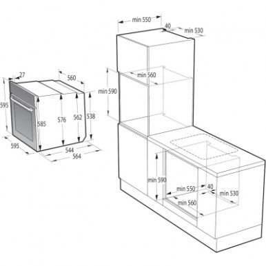 Духовой шкаф Gorenje BPS6737E02B-17-изображение