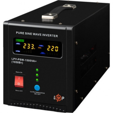 Пристрій безперебійного живлення LogicPower LPY- PSW-1500VA+ (1050W) (22872)-5-зображення