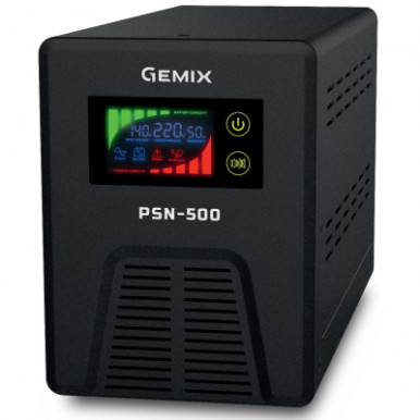 Источник бесперебойного питания Gemix PSN-500-3-изображение