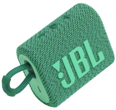 Портативна акустика JBL GO 3 Eco Green (JBLGO3ECOGRN)-12-зображення