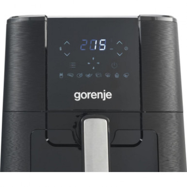 Мультипіч Gorenje 1350Вт, чаша-5.4л, сенсорне управл., 8 авто. програм, пластик+метал, чорний-27-зображення