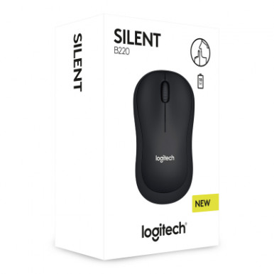 Мишка Logitech B220 Silent Wireless Black-10-зображення