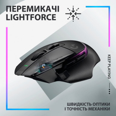 Мышка Logitech G502 X Plus Wireless Black (910-006162)-10-изображение