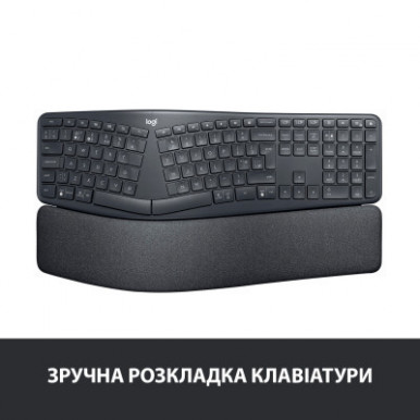Клавиатура Logitech ERGO K860 Bluetooth/Wireless UA Black (920-010108)-16-изображение