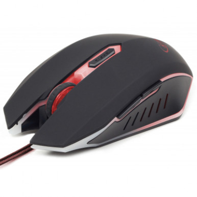 Мишка Gembird MUSG-001-R, USB інтерфейс, червоний колір-4-изображение