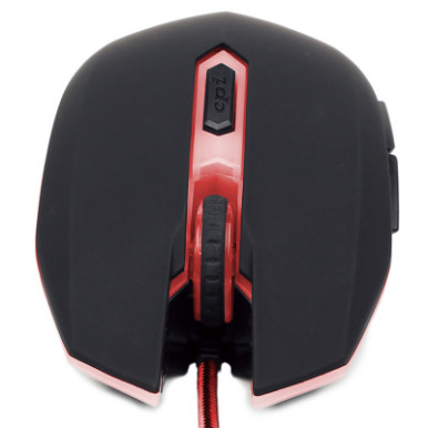 Мишка Gembird MUSG-001-R, USB інтерфейс, червоний колір-5-изображение