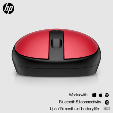 Мышь HP 240, BT, красный-17-изображение