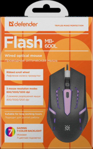 Мышь Defender Flash MB-600L (52600)-18-изображение
