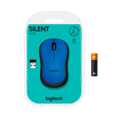 Мышка Logitech M220 Silent Blue (910-004879)-16-изображение