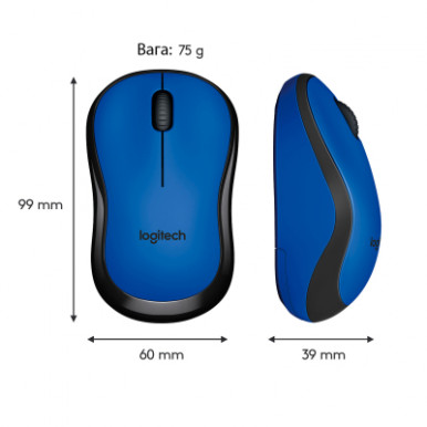 Мышка Logitech M220 Silent Blue (910-004879)-17-изображение