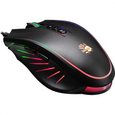 Мышка A4Tech Bloody Q81 Neon XGlide Curve Black-4-изображение