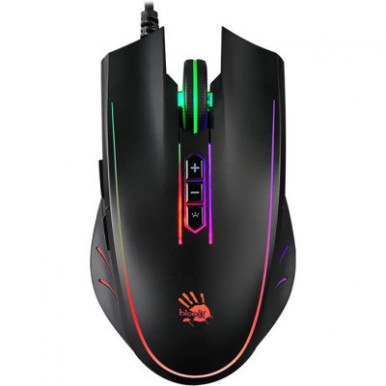 Мышка A4Tech Bloody Q81 Neon XGlide Curve Black-5-изображение