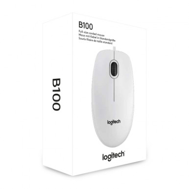 Мышка Logitech B100 White (910-003360)-6-изображение