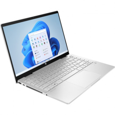 Ноутбук HP Pavilion x360 14-ek1003ua 14" FHD IPS Touch, Intel i3-1315U, 8GB, F256GB, UMA, DOS, сріблястий-9-зображення