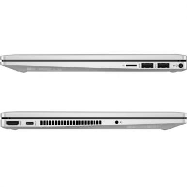 Ноутбук HP Pavilion x360 14-ek1003ua 14" FHD IPS Touch, Intel i3-1315U, 8GB, F256GB, UMA, DOS, сріблястий-11-зображення