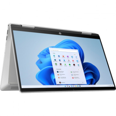 Ноутбук HP Pavilion x360 14-ek1003ua 14" FHD IPS Touch, Intel i3-1315U, 8GB, F256GB, UMA, DOS, сріблястий-13-зображення