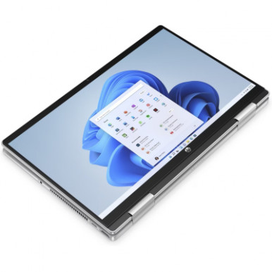 Ноутбук HP Pavilion x360 14-ek1003ua 14" FHD IPS Touch, Intel i3-1315U, 8GB, F256GB, UMA, DOS, сріблястий-15-зображення