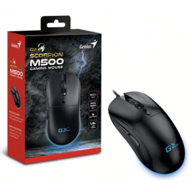 Мышка Genius Scorpion M500 USB Black (31040011400)-8-изображение