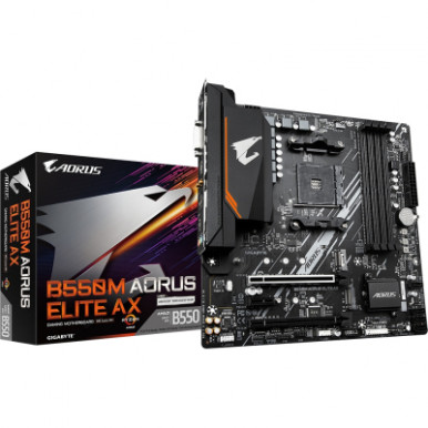 Материнская плата GIGABYTE B550M AORUS ELITE AX-9-изображение