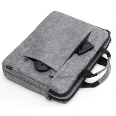 Сумка для ноутбука Vinga 15-16" NB1600 melange gray (NB1600GY)-13-изображение