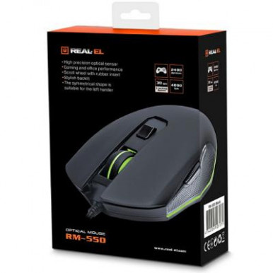 Мышка REAL-EL RM-550 Black-17-изображение