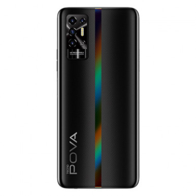 Смартфон TECNO POVA-2 (LE7n) 4/64Gb NFC Dual SIM Dazzle Black-8-зображення